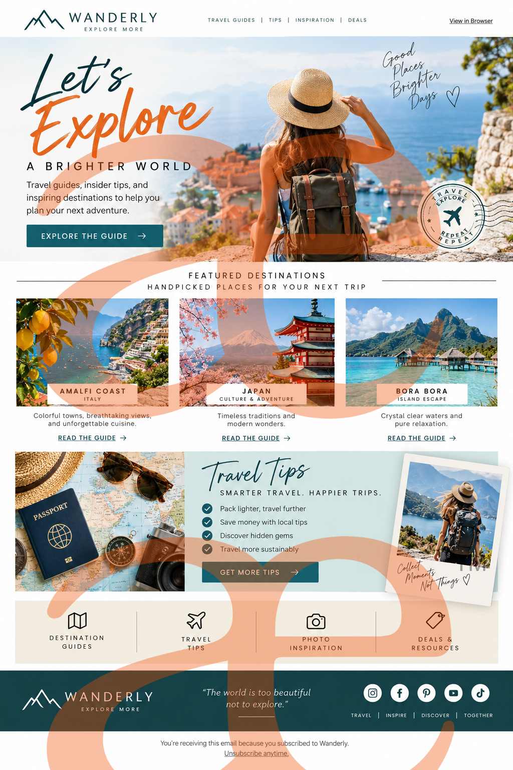 Preview image for Travel landing page