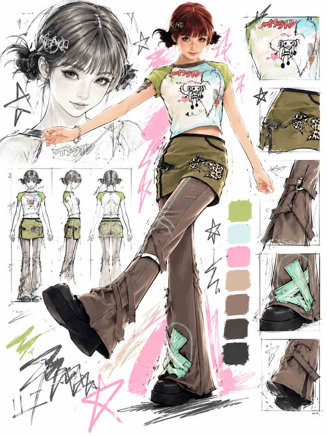 Fashion Sketch advertising creative
