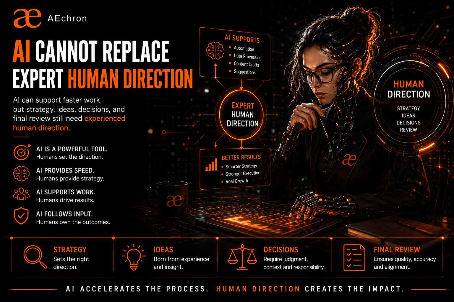 AI Cannot Replace Expert Human Direction