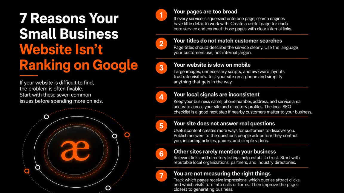 Your Small Business Website Isn't Ranking on Google